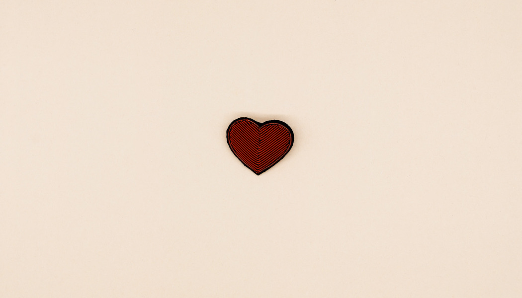 SPILLA CUORE LAVORAZIONE FILO INDIANO 