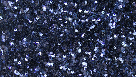 Tessuto base velluto ricamo paillettes blu notte