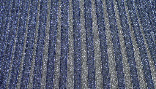 Tessuto plissettato lurex blu navy e grigio