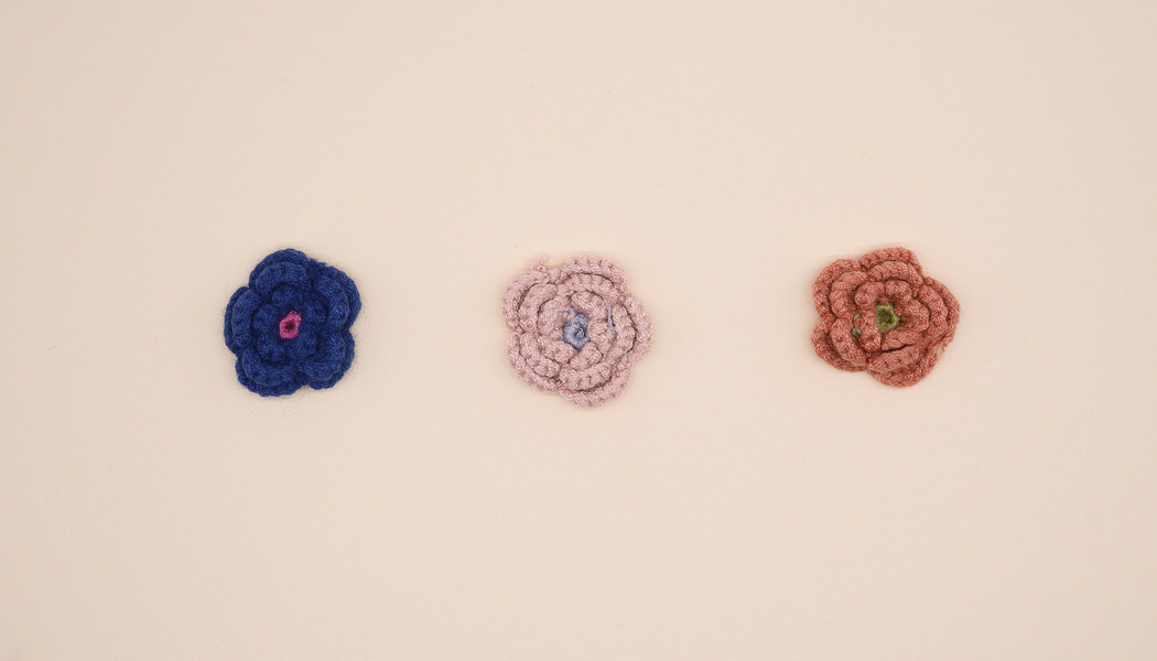 FIORE 3D EFFETTO LANA 