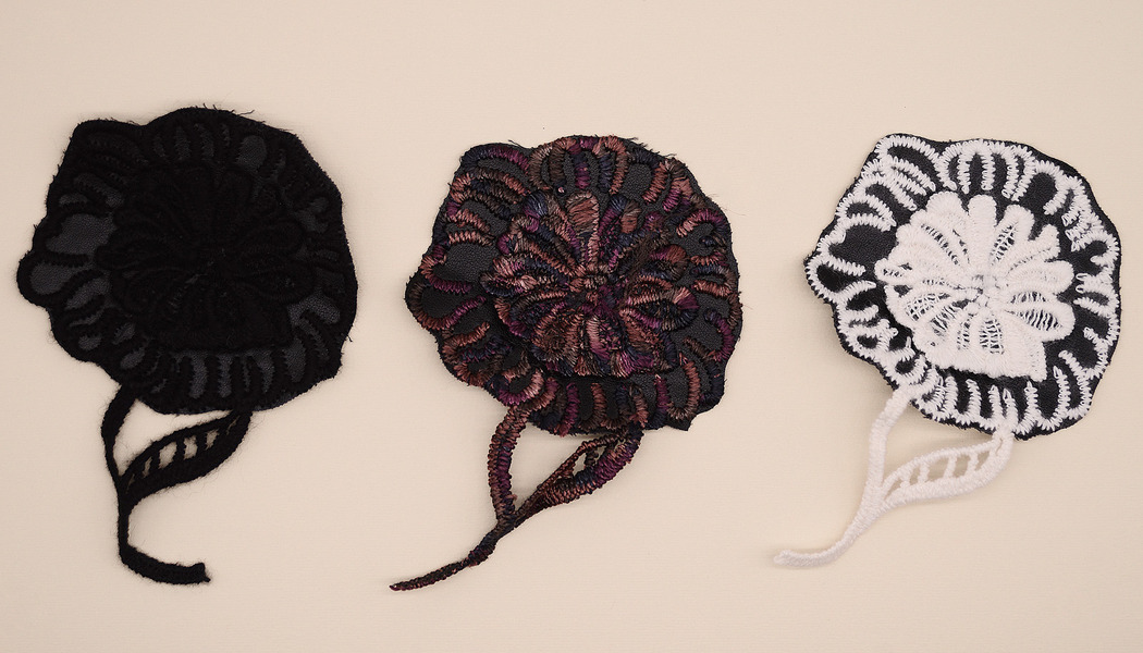 FIORE SIMILPELLE MACRAME' MULTICOLORE