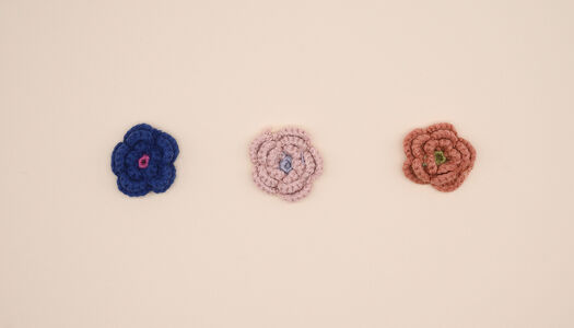 FIORE 3D EFFETTO LANA 