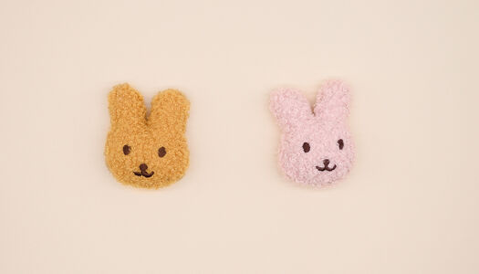 TESTA CONIGLIO CON TESSUTO RICCIOLO 