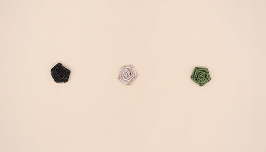 ROSELLINA NASTRO RASO LUREX 