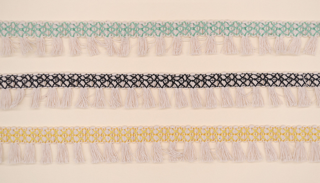 NASTRO BICOLORE CON FRANGIA PICCOLA