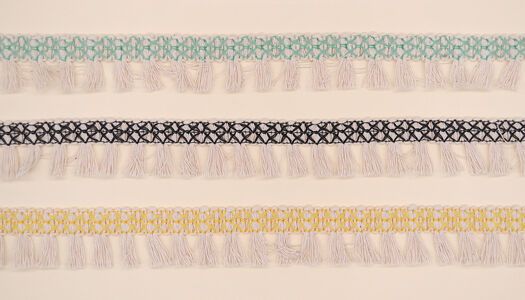 NASTRO BICOLORE CON FRANGIA PICCOLA