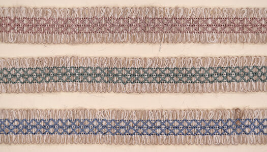 NASTRO YUTA CON INTRECCIO CENTRALE A CONTRASTO