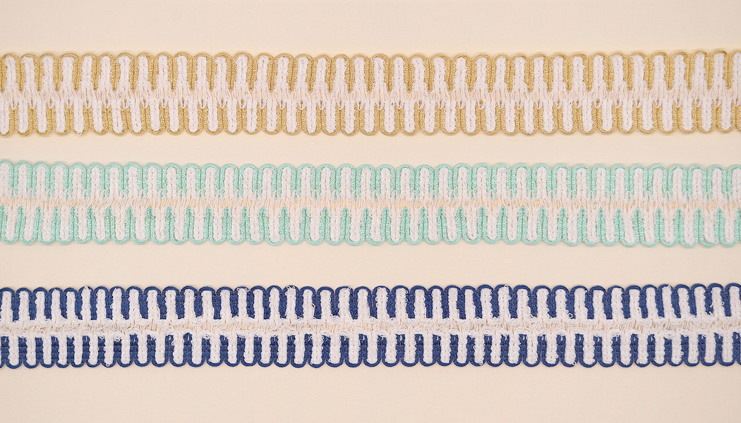 NASTRO DECORAZIONE BICOLORE ONDULATO