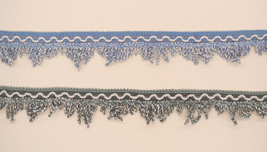 NASTRO ONDINE CON FRANGE ZIG ZAG 