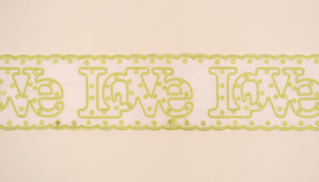 NASTRO PIZZO SANGALLO PERSONALIZZATO SCRITTA 