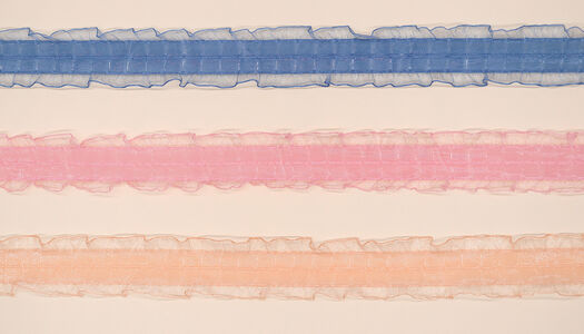 NASTRO IN ORGANZA BORDO MERLETTO