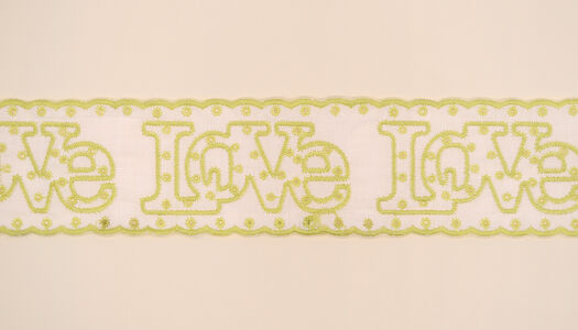 NASTRO PIZZO SANGALLO PERSONALIZZATO SCRITTA 