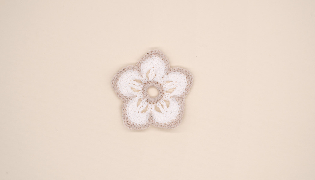 FIORE BICOLORE UNCINETTO 5 PETALI 