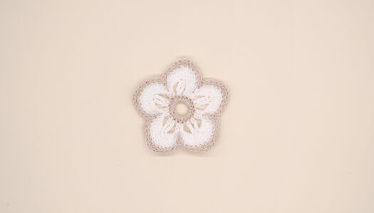 FIORE BICOLORE UNCINETTO 5 PETALI 