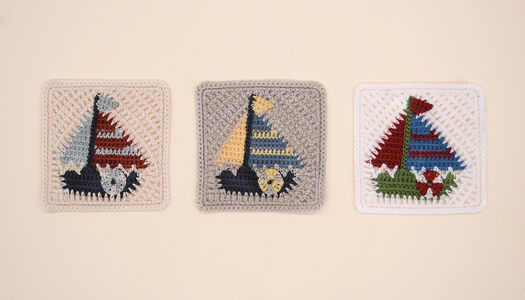 PATCH RICAMATA BARCA A VELA 