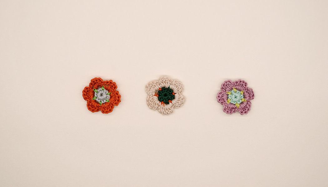 FIORE UNCINETTO 3 COLORI 