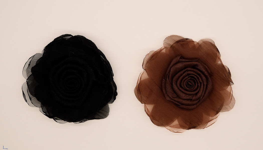 FIORE GRANDE ORGANZA LUCIDA - BORDI ARRICCIATI