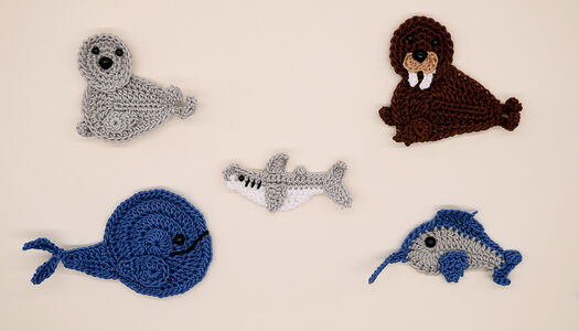 ANIMALI UNCINETTO - MARE DEL NORD 