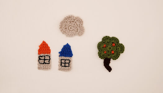SET UNCINETTO COTONE - CASETTE ALBERO NUVOLA 