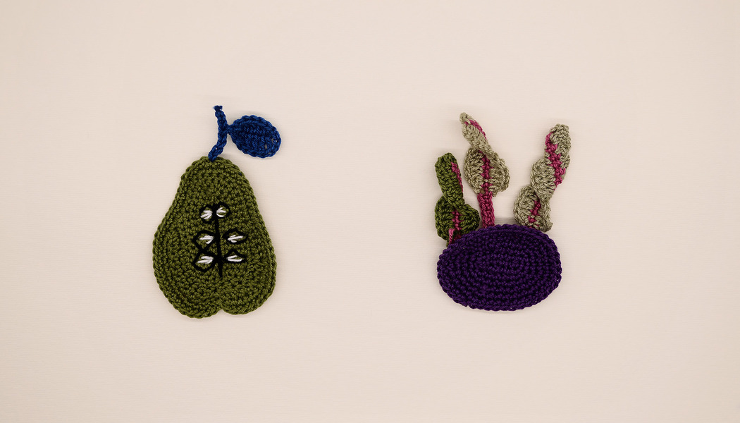 VERDURA E FRUTTA AUTUNNALE  UNCINETTO COTONE 