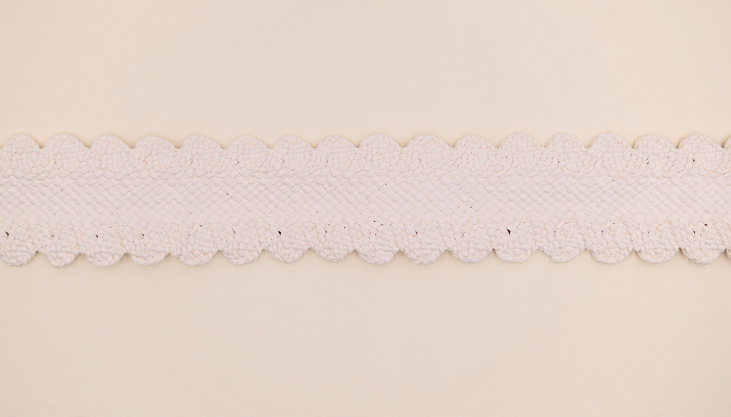 NASTRO TRECCIATO RIGIDO IN RAFFIA 