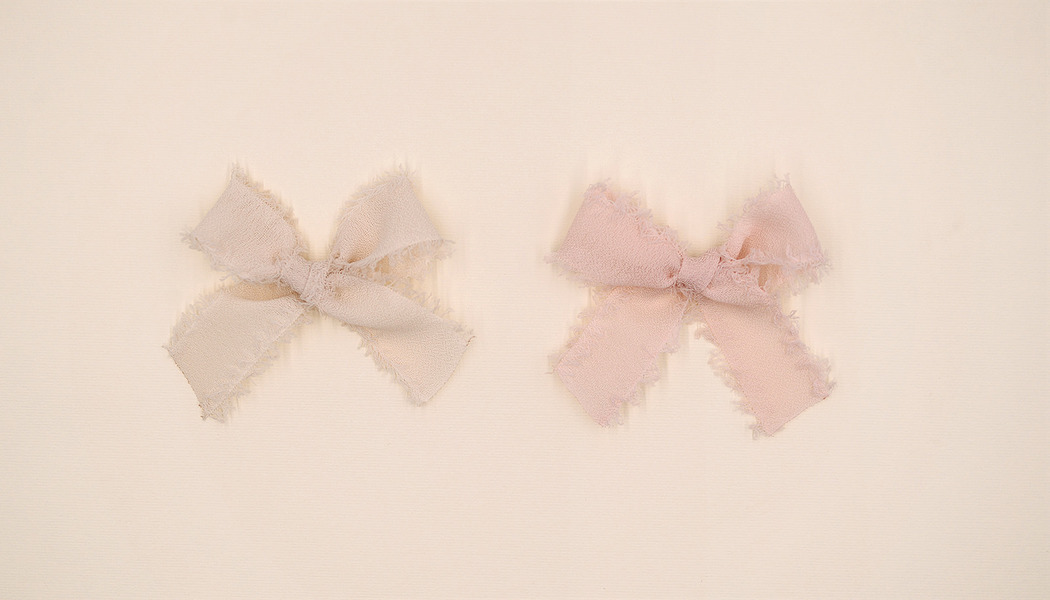 FIOCCO ANNODATO CREPE DE CHINE SFRANGIATO 