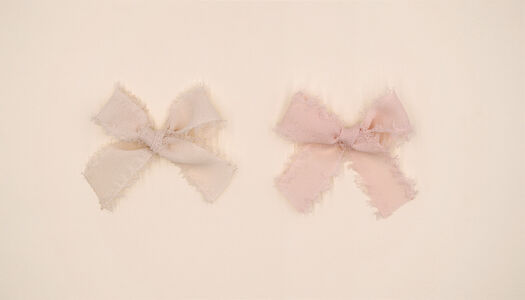 FIOCCO ANNODATO CREPE DE CHINE SFRANGIATO 