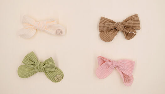 FIOCCO VELLUTO GOFFRATO CON SMILE