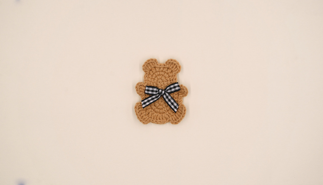 ORSETTO UNCINETTO CON FIOCCHETTO VICHY