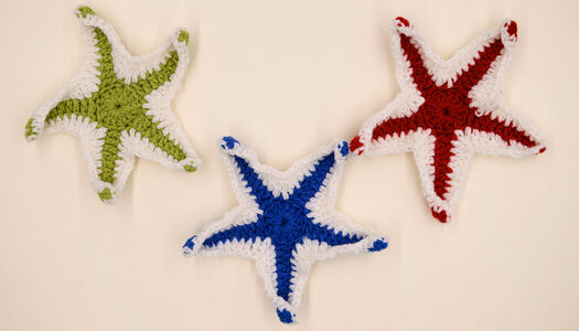 STELLA MARINA GRANDE UNCINETTO BICOLORE 