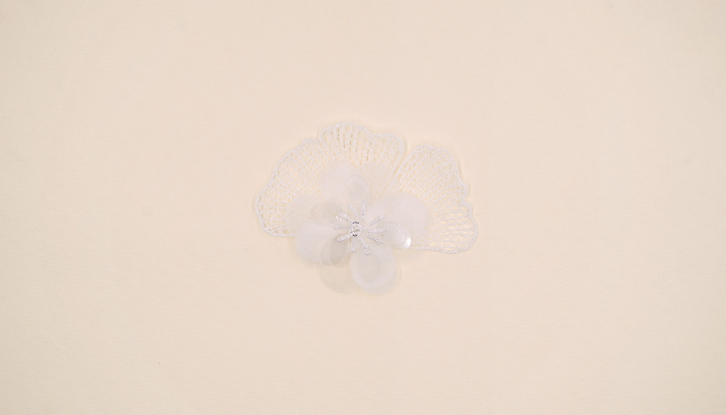 FIORE RETINA + PAILLETTES E PERLINE 