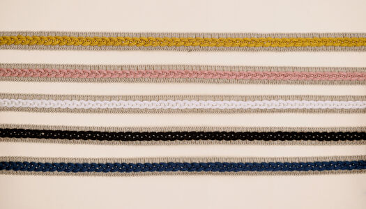 NASTRO TRECCIA CENTRALE A CONTRASTO 