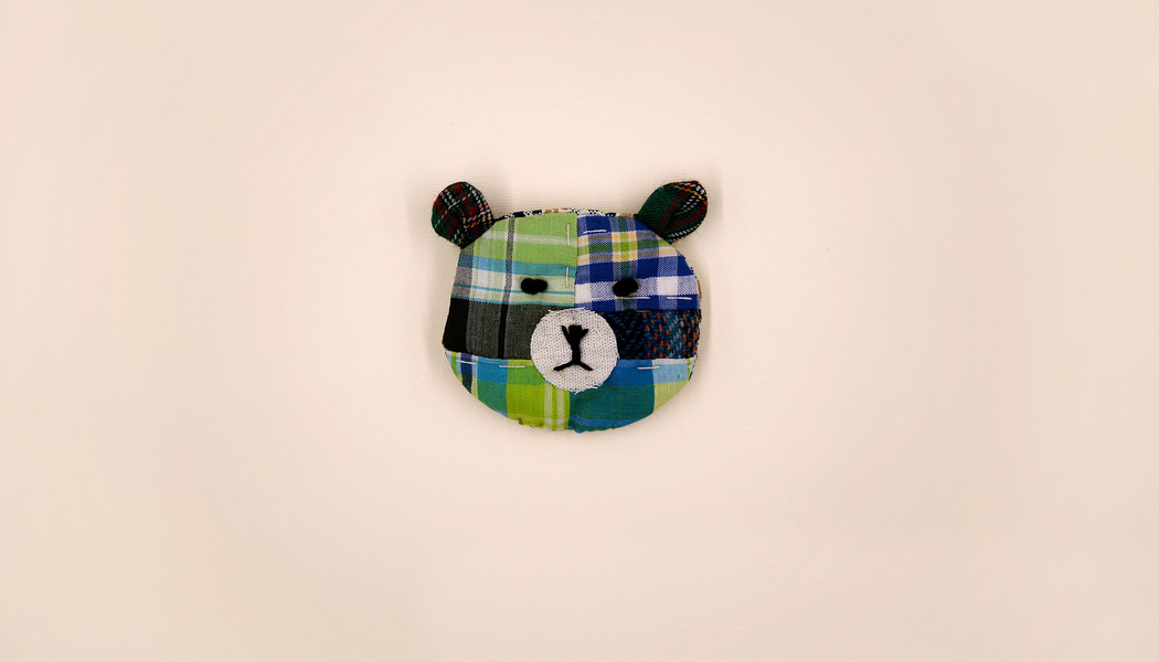 TESTA ORSO PATCHWORK MULTICOLOR