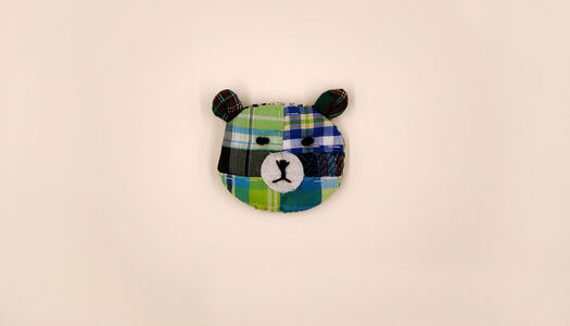 TESTA ORSO PATCHWORK MULTICOLOR