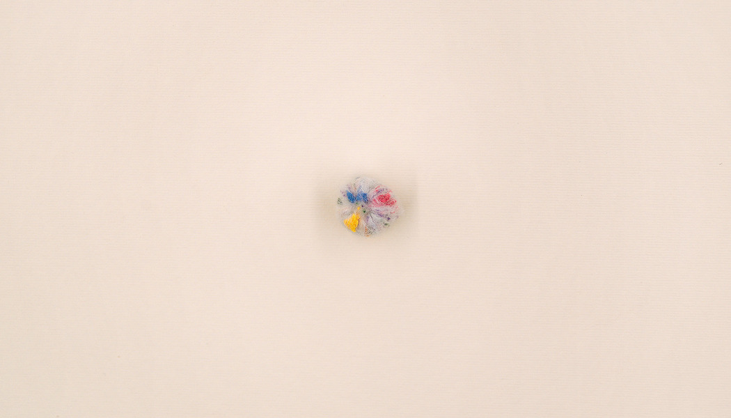 POM POM RIGIDO IN LANA MULTICOLORE